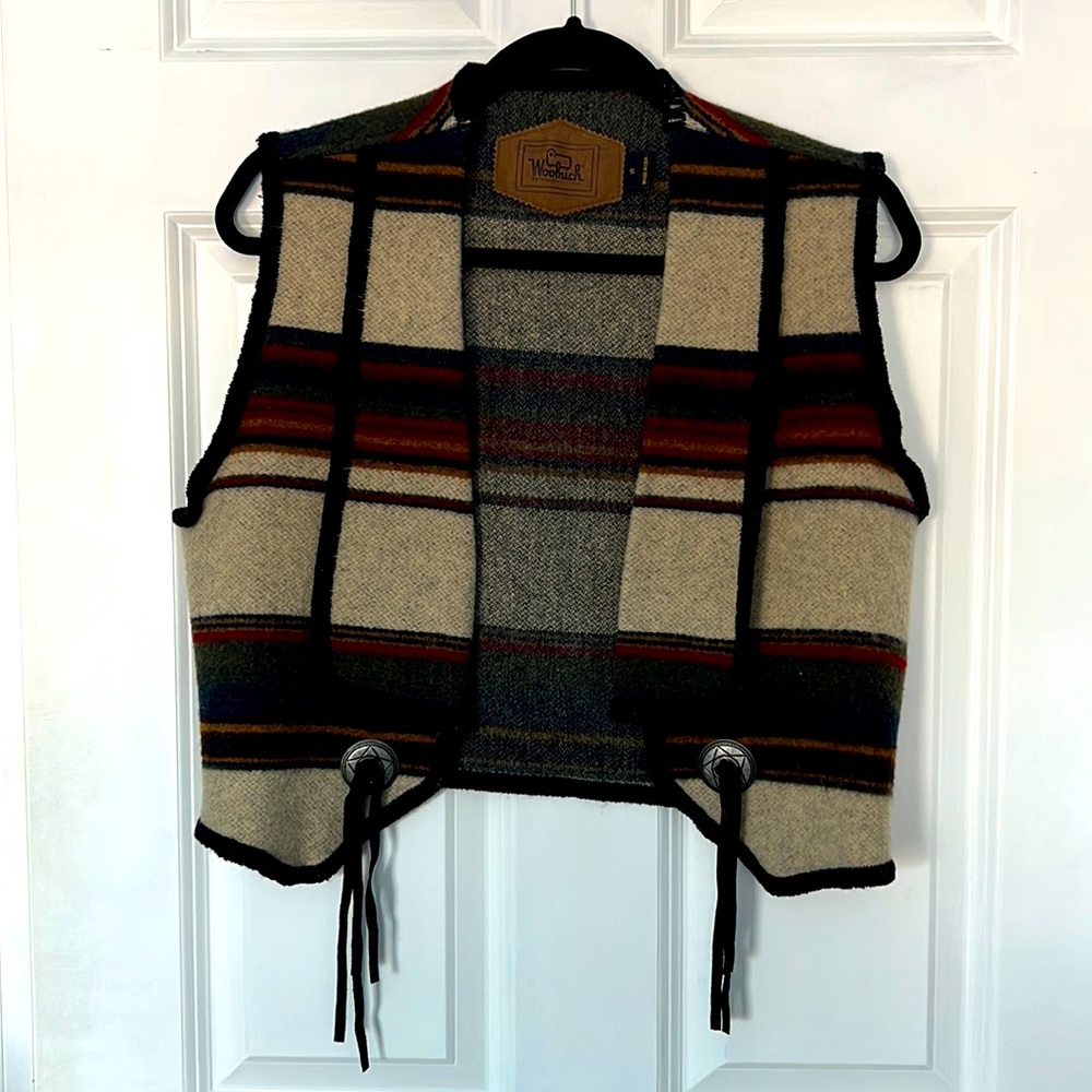 Woolrich Western Vest | Sz Small